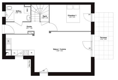 Maison - 100 m² - 5 pièces