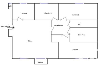 Appartement - 98 m² - 4 pièces