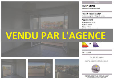 Appartement - 20 m² - 1 pièce