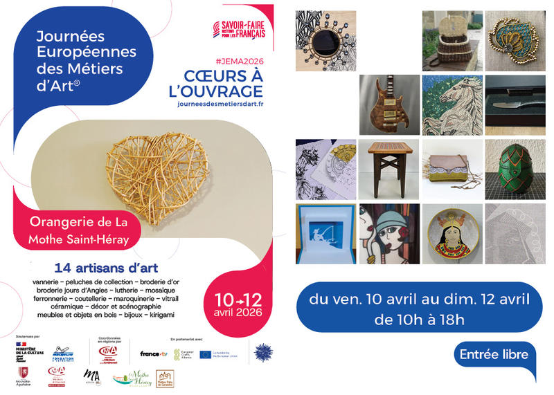 Journées des métiers d'art à l'Orangerie - 14 artisans