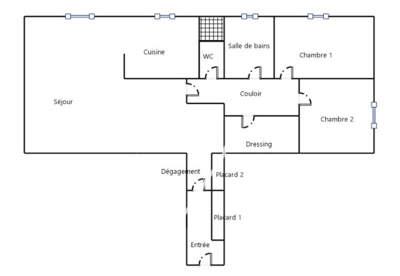 Appartement - 84 m² - 3 pièces