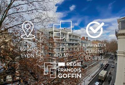 Appartement - 90 m² - 3 pièces