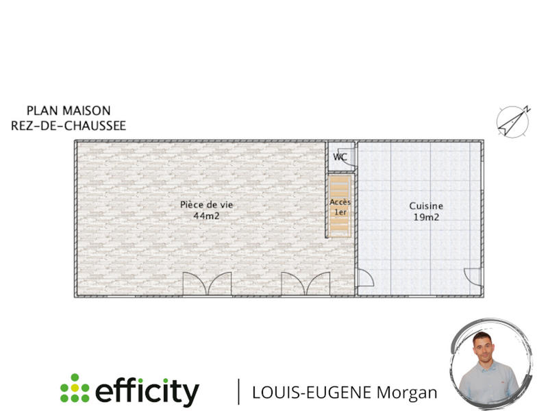Longère - 130 m² - 5 pièces