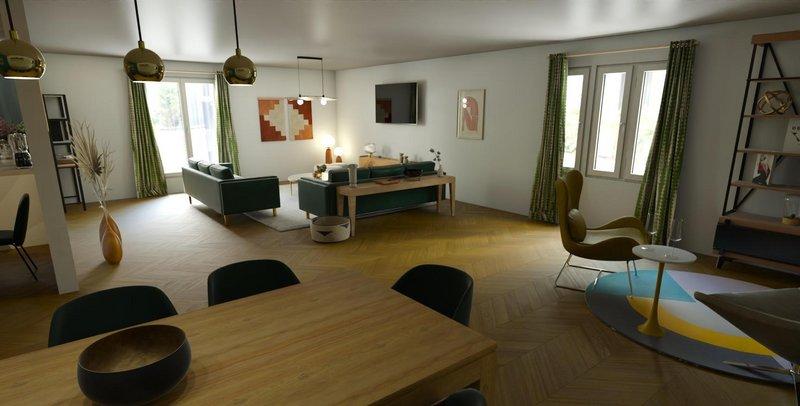 Appartement - 155 m² - 6 pièces