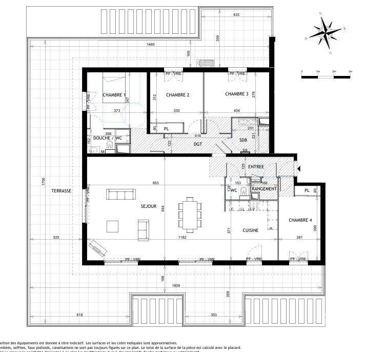 Appartement - 143 m² - 5 pièces