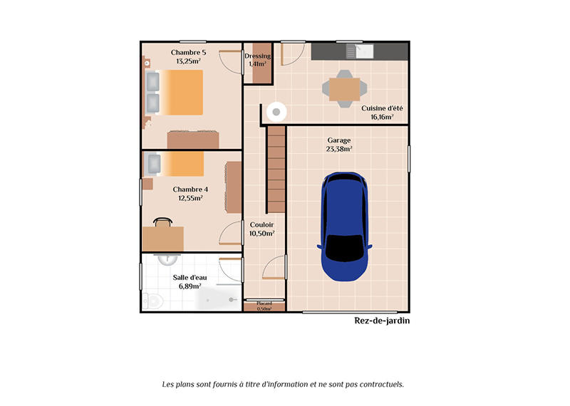 Maison - 122 m² - 6 pièces