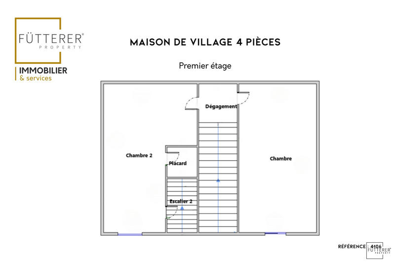 Maison - 68 m² - 4 pièces