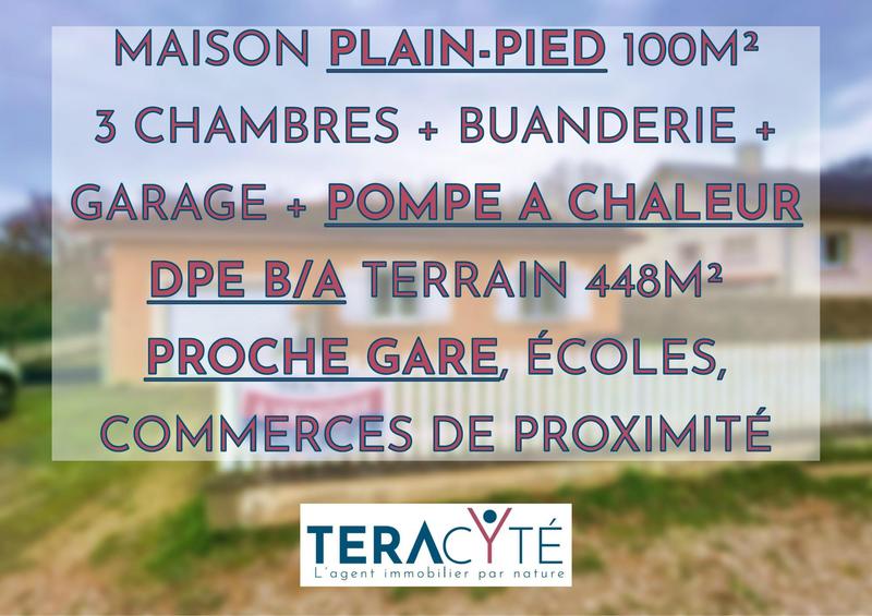 Maison - 99 m² - 4 pièces