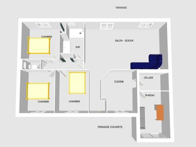 Maison - 104 m² - 4 pièces