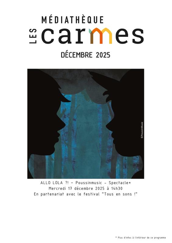 Programme médiathèque décembre