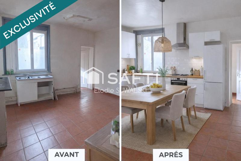 Maison - 90 m² - 5 pièces