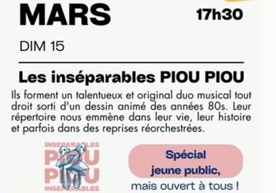 Concert - les inséparables Piou Piou