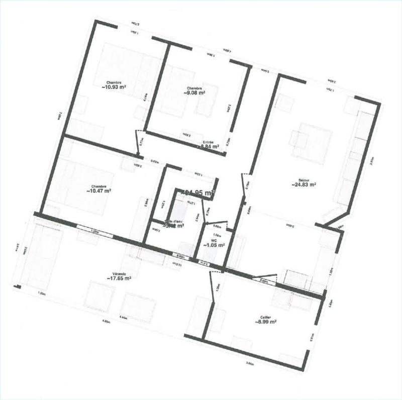 Maison - 95 m² - 6 pièces