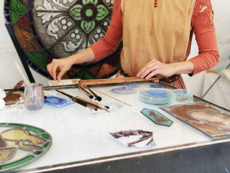 Atelier famille « l’art du vitrail » à la Commanderie d'Arville