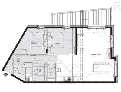 Appartement - 74 m² - 3 pièces