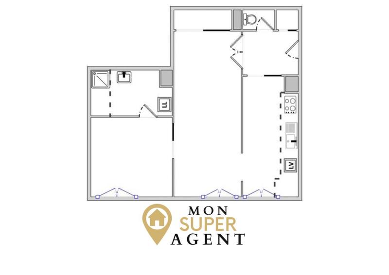 Appartement - 46 m² - 2 pièces