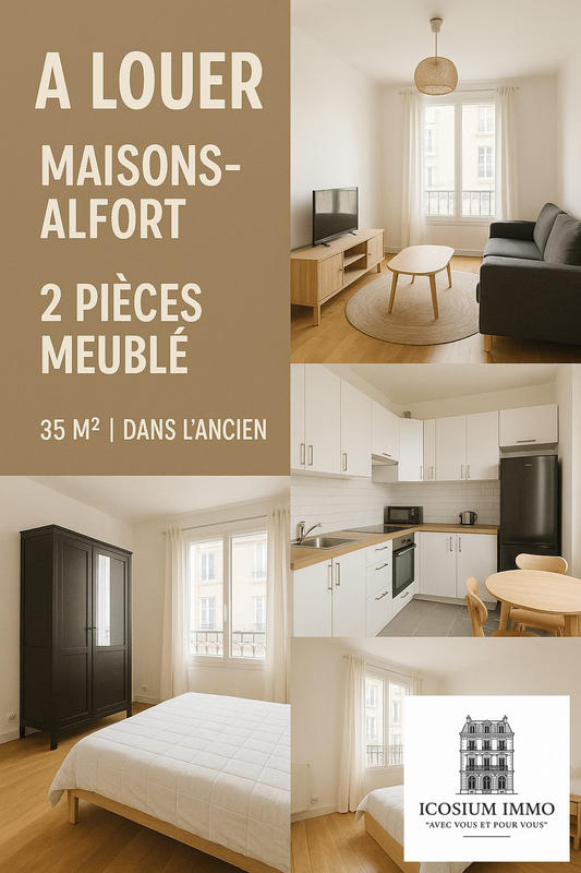 Appartement - 35 m² - 2 pièces