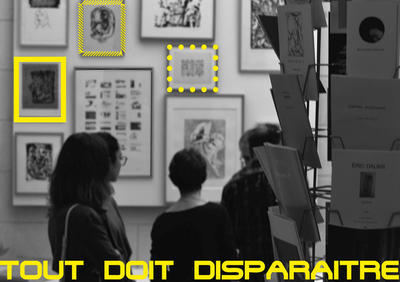 Vente d'estampes au centre d'art contemporain