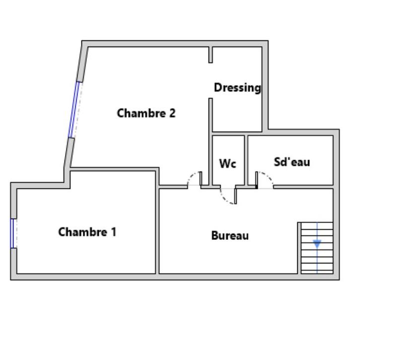 Appartement - 86 m² - 4 pièces