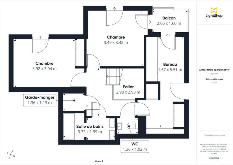 Appartement - 118 m² - 4 pièces