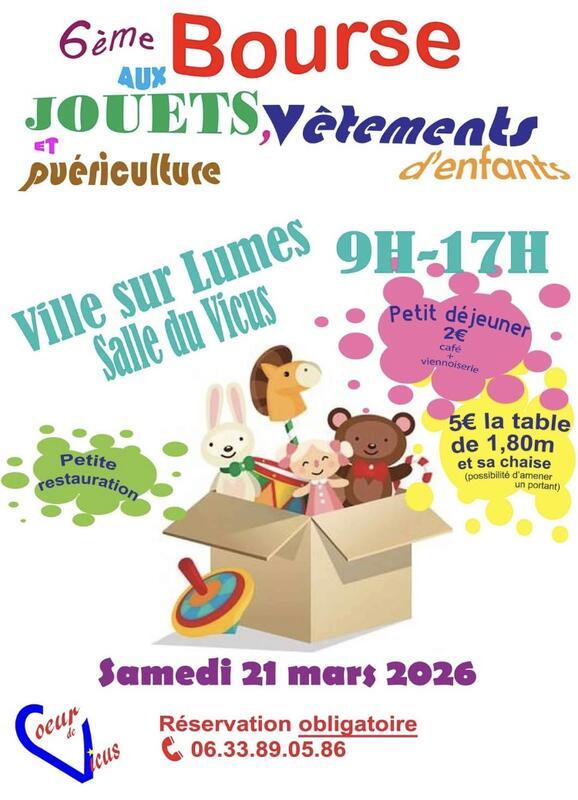Bourse aux vêtements d’enfants et puériculture