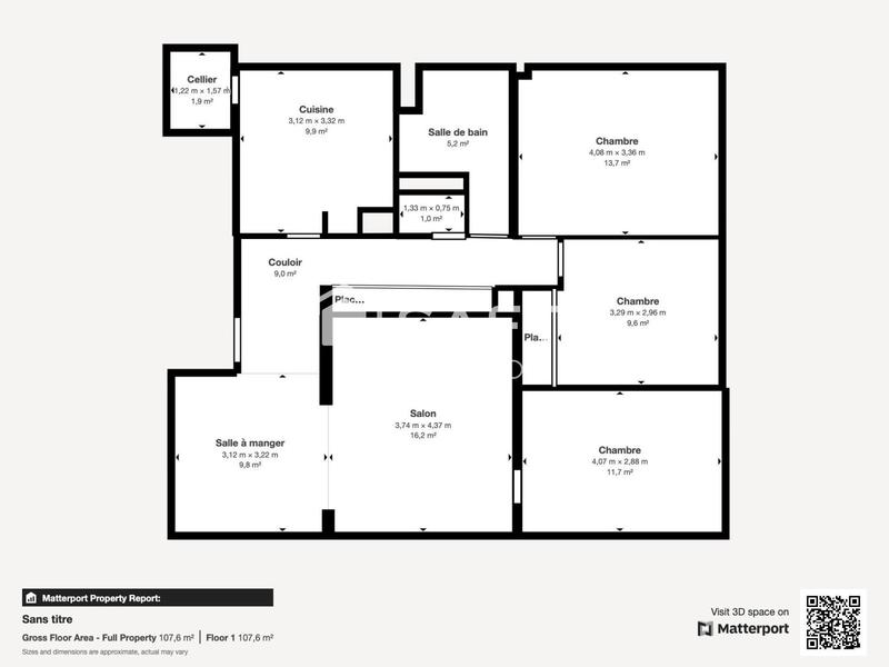 Appartement - 87 m² - 5 pièces