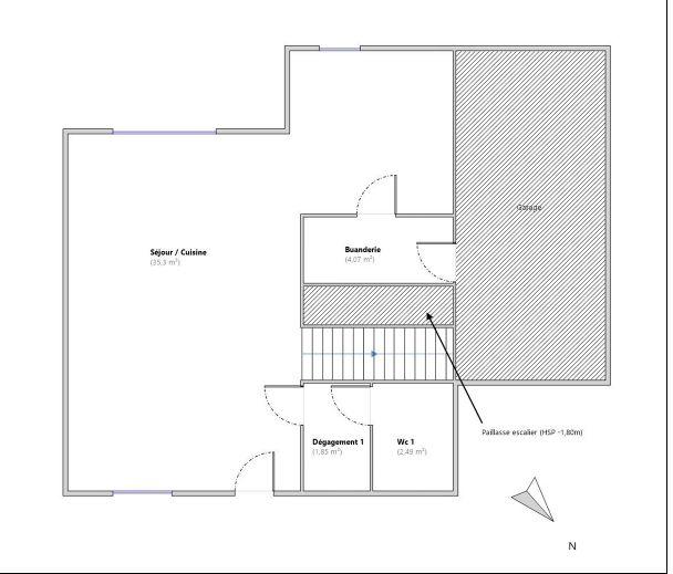 Maison - 84 m² - 4 pièces