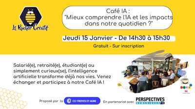 Café Ia : "mieux comprendre l'Ia et les impacts dans notre quotidien ?"