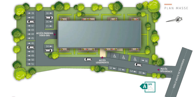 Appartement - 62 m² - 3 pièces