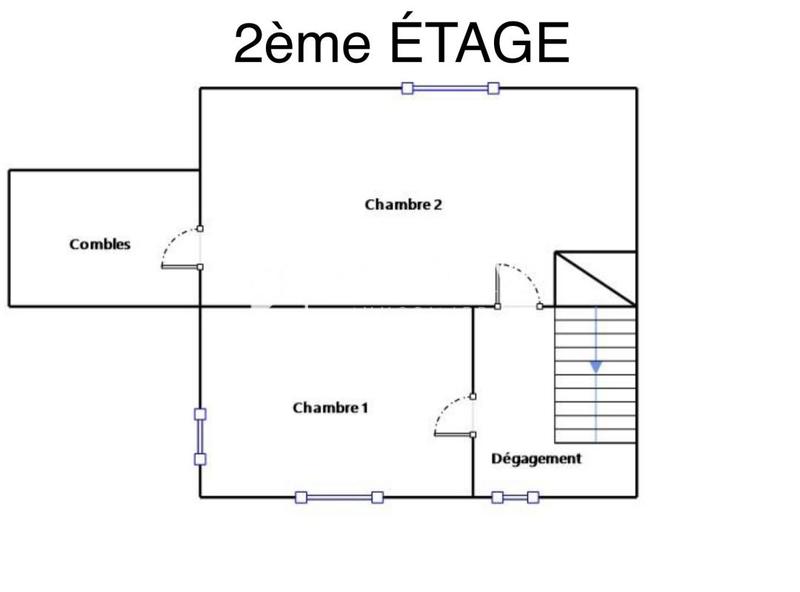 Maison - 93 m² - 4 pièces