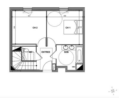 Duplex - 82 m² - 4 pièces