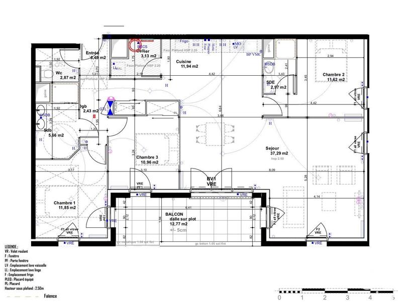 Appartement - 107 m² - 4 pièces