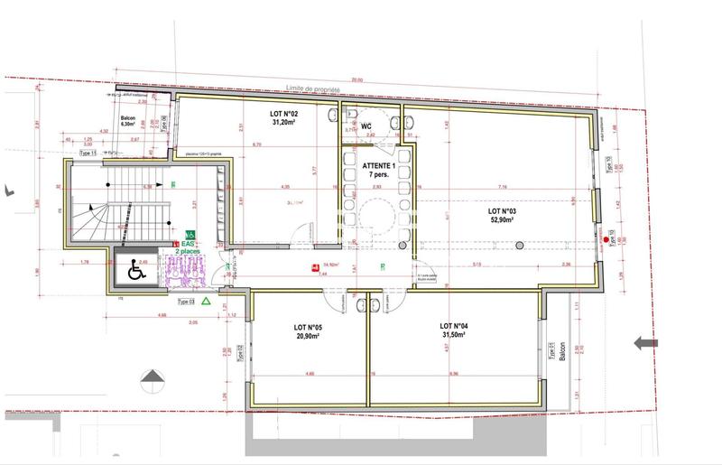 Local commercial - 53 m² - 1 pièce