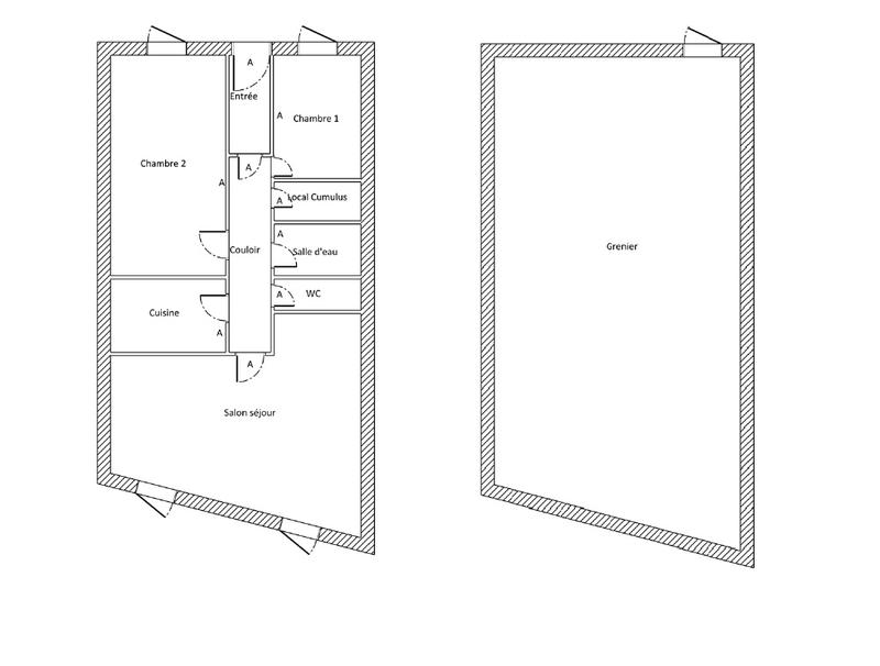 Appartement - 105 m² - 4 pièces