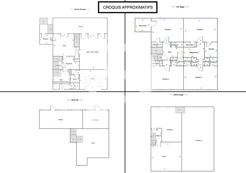 Maison - 210 m² - 7 pièces