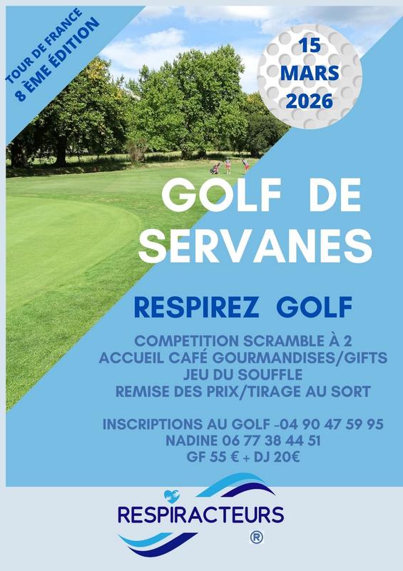 Compétition de golf "Trophée Respirez Golf"