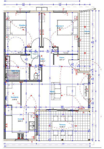 Villa - 68 m² - 3 pièces