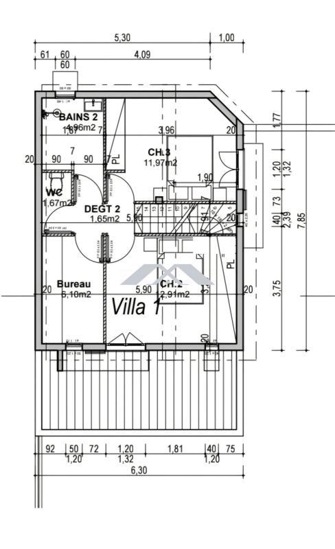 Villa - 91 m² - 4 pièces