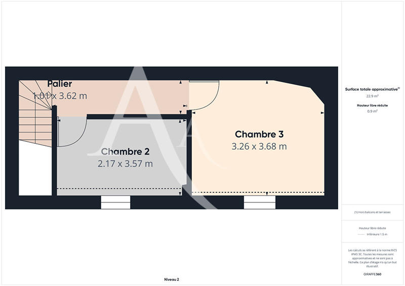 Appartement - 70 m² - 4 pièces