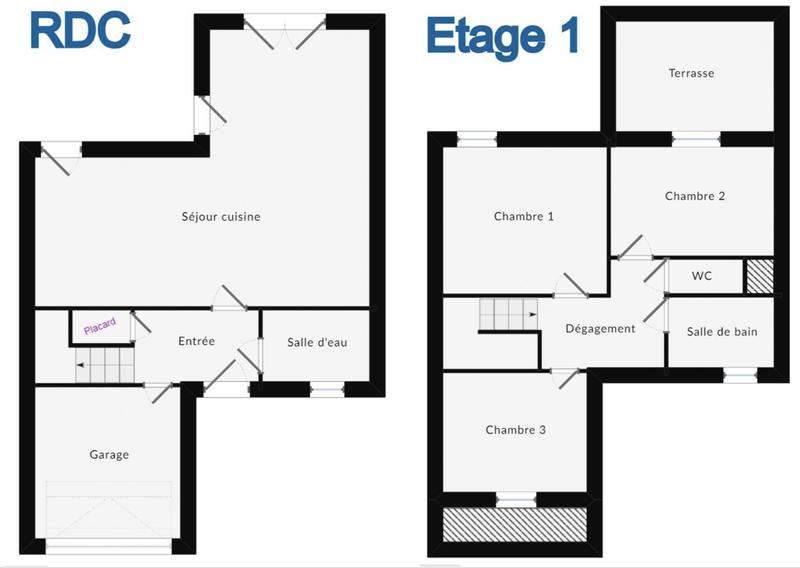 Maison - 98 m² - 4 pièces