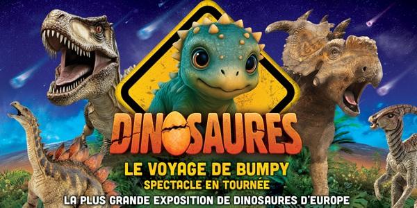 Dinosaures: le voyage de Bumpy, l'exposition-spectacle - Tour 2026