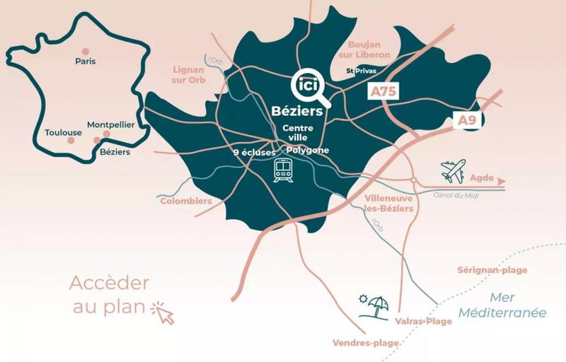 Appartement - 62 m² - 3 pièces