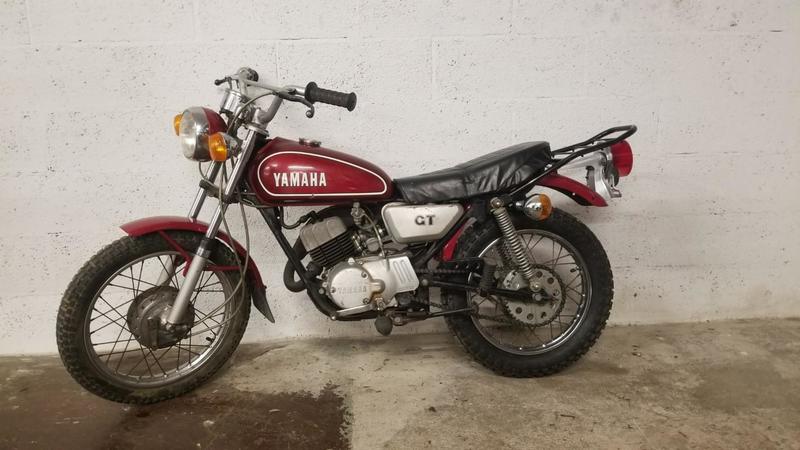 Yamaha Gt 80 mini moto yamaha 0080 Minimoto Rouge