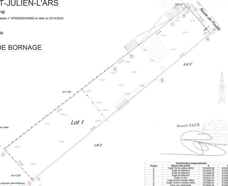 Terrain constructible - 3 386 m²