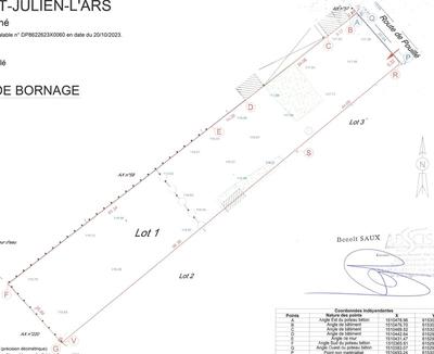 Terrain constructible - 3 386 m²