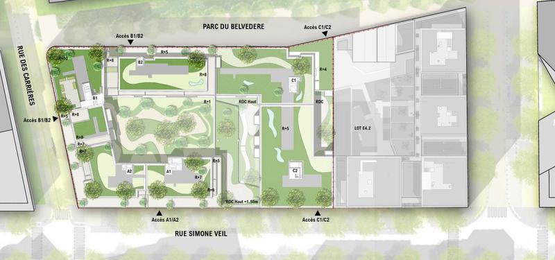 Appartement - 60 à 78 m² - 3 à 4 pièces