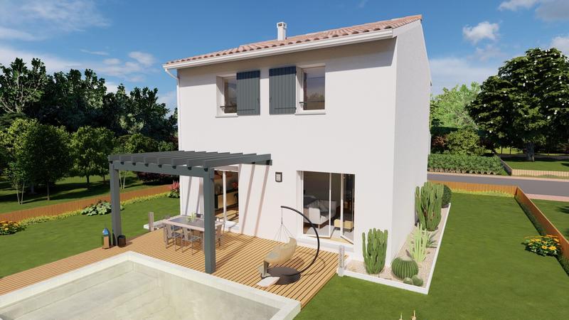 Maison - 90 m² - 5 pièces