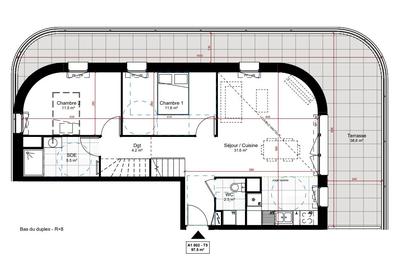 Appartement - 97 m² - 5 pièces