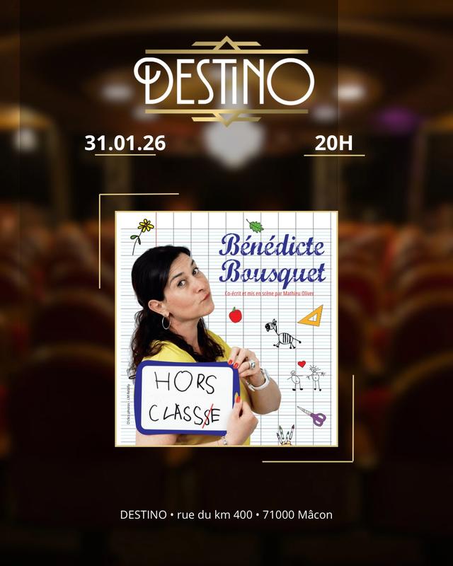 Bénédicte Bousquet en spectacle Destino