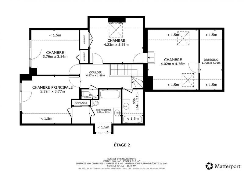 Maison - 167 m² - 8 pièces